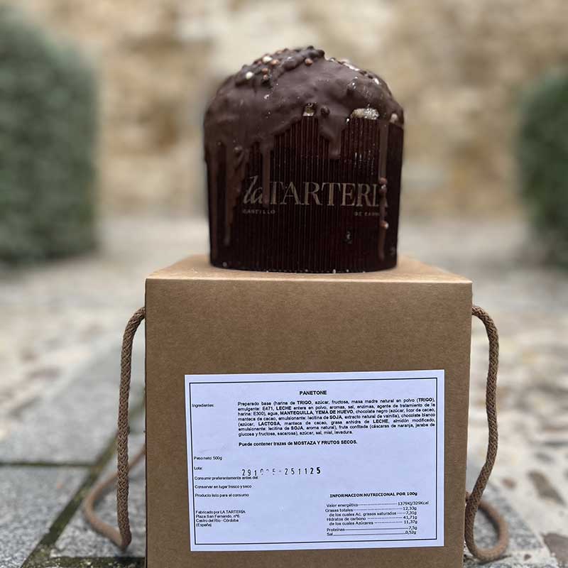 La Tartería - Pastelería artesanal en Castro del Río PANETONE 3 CHOCOLATES